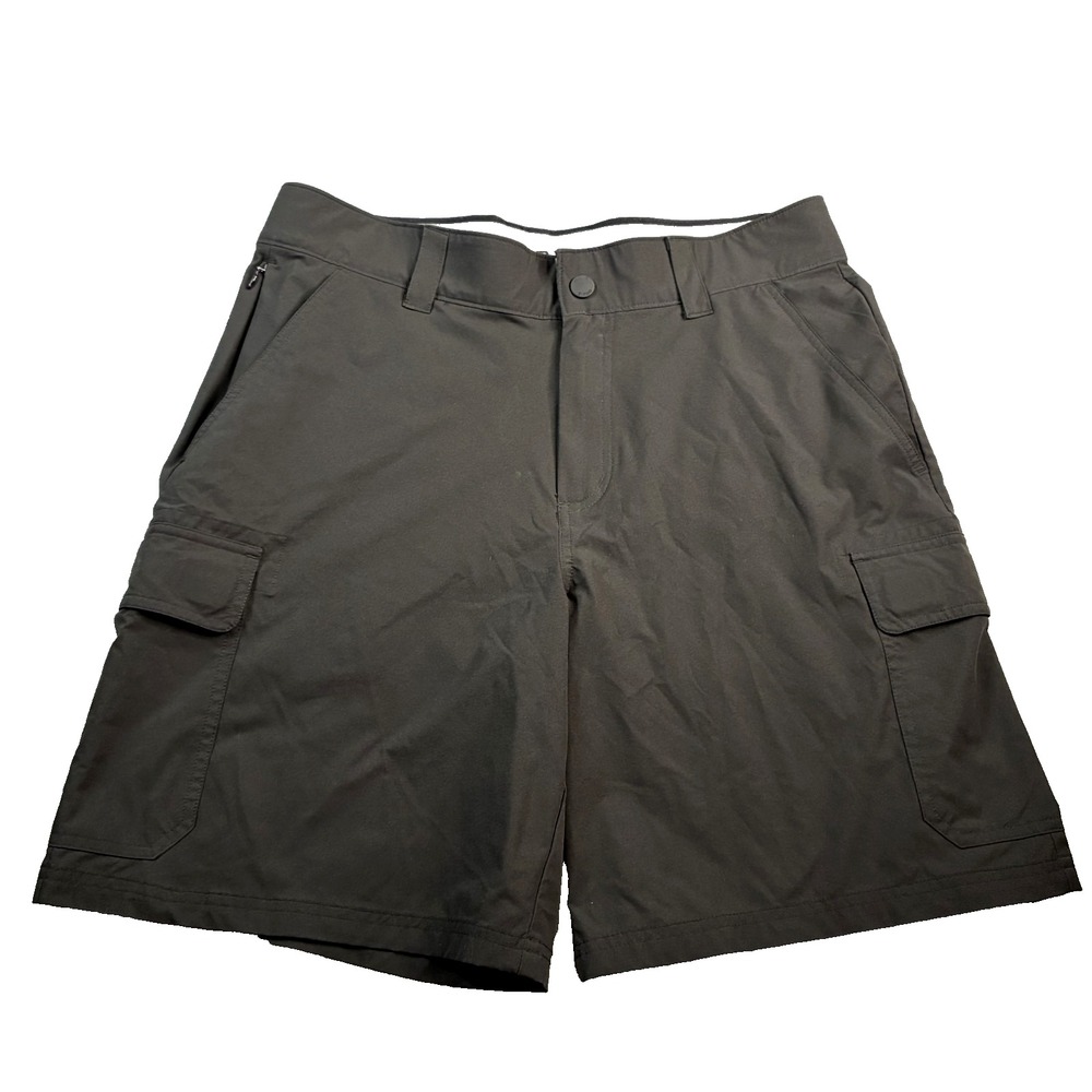 Orvis Shorts Men's 32 Black Cargo‎ Stretch Comfort Outdoor Hiking Fishing Casual
